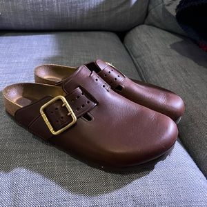 Men’s Birkenstock Bold Natural Leather Roast